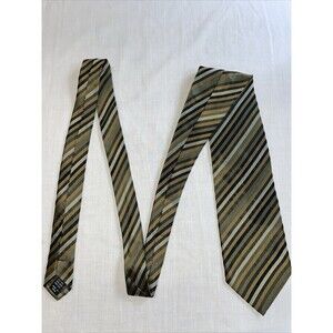 Roberto Villini Dress Tie Mens Size 59" Multicolor Striped 100% Silk Designer